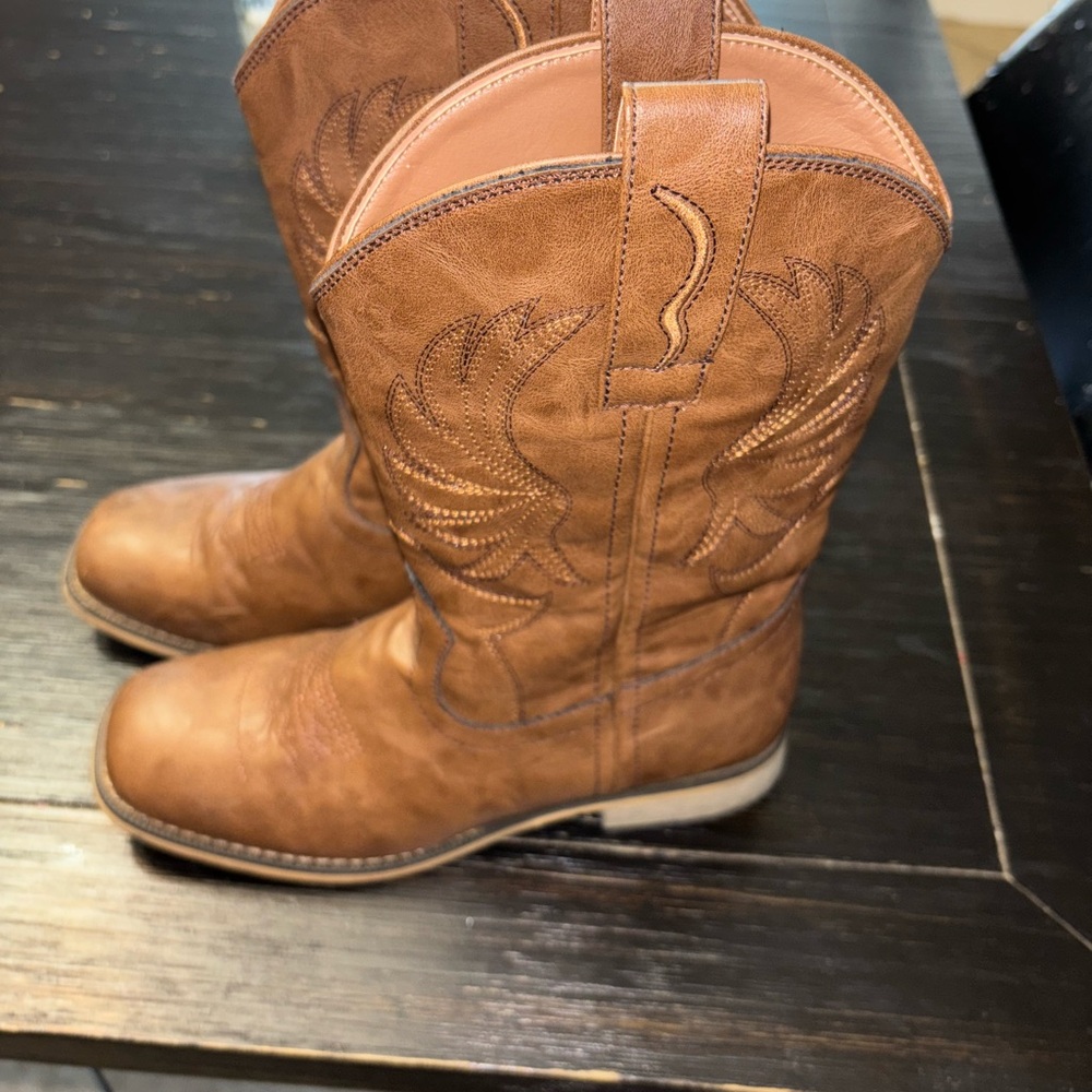 Rollas Brown Leather Boots